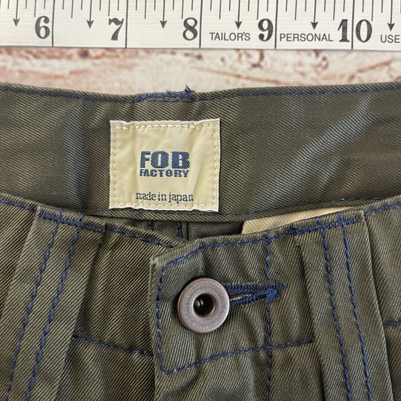 F.O.B FACTORY F0242 Fusion Trousers Straight Fit Jeans 30x32 Made In Japan‎ - Picture 7 of 14